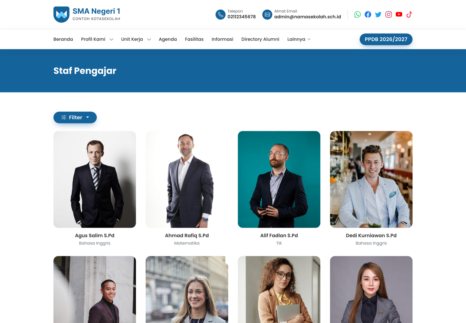 Profil Guru & Staf